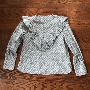 Pretty Ruffle Trim Top